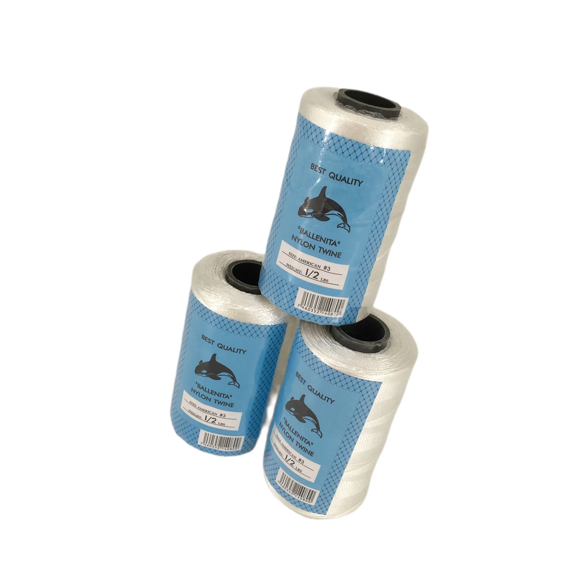 China Factory New Produce Twisted Nylon Ttwine and 210D/12 Polyester Fishing Twine for Fishing Nets Twine and Rope