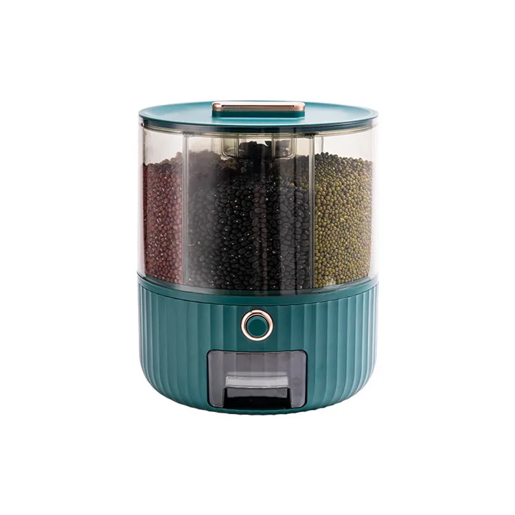 HOT SALE Air Tight Transparent Plastic Rice and Grain Container with Lid Food Storage Box