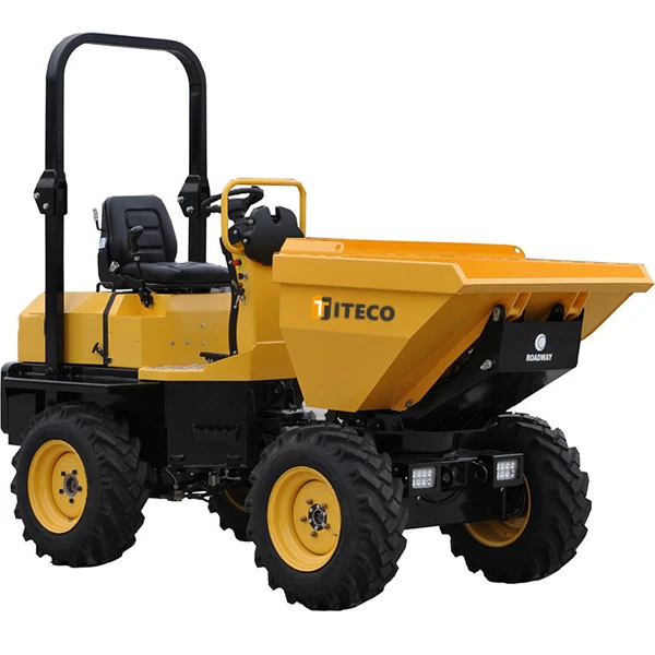 1.5T Wheel Drive Hydraulic Garden Mini Dumper for sale