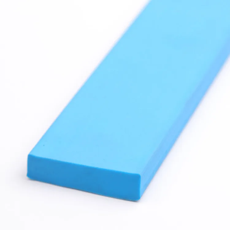 Custom silicone square rectangular solid plate seal high temperature resistance wear-resistant self-adhesive