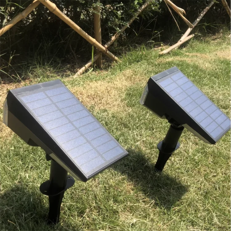 Cross Border Solar Lawn LED Waterproof Floor Tree 10 20 Lights Outdoor RGB Light Spotlight
