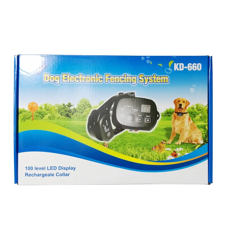 Multiple Wire Gauge Options Stubborn Dog  In Ground Stable Electric Fence for Dogs and Cats with Training collar