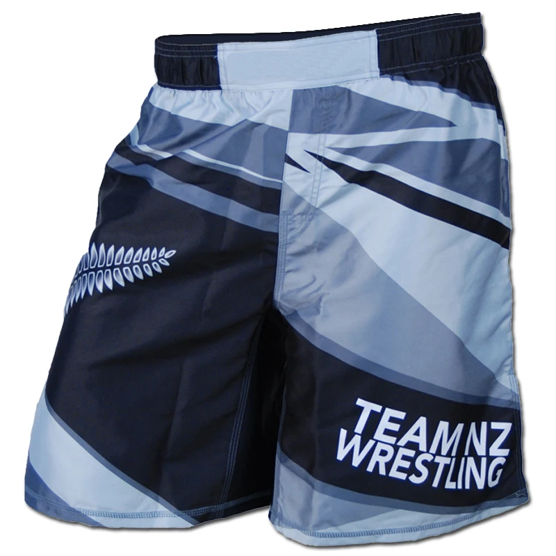 Custom printed plain plus size youth fight shorts mma short wholesale