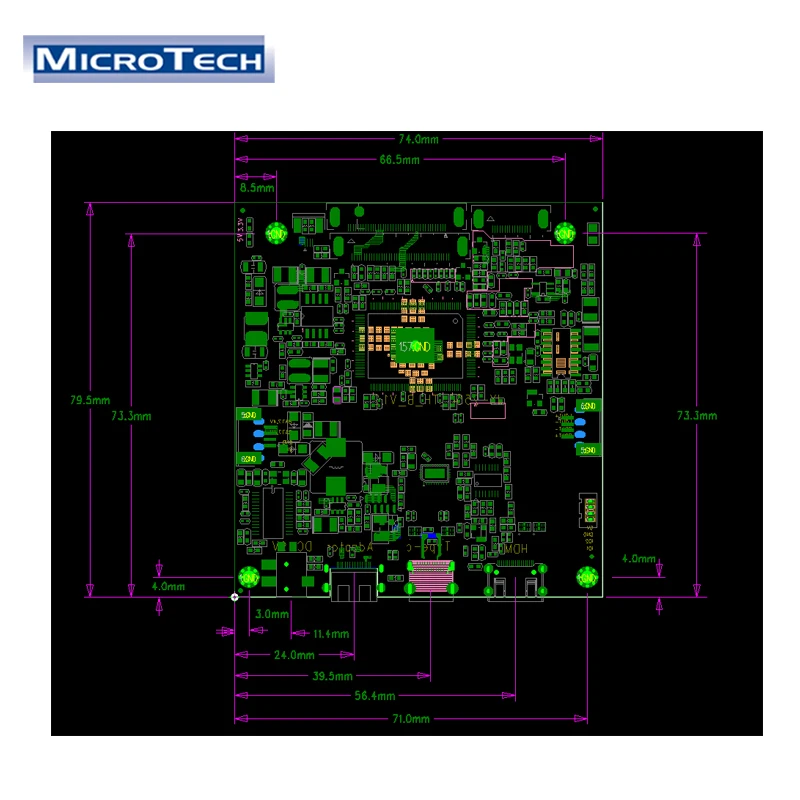  Microtech PCB/PCBA Solution от производителя индивидуальная сборка печатной платы сервис PCBA для Raspberry PI