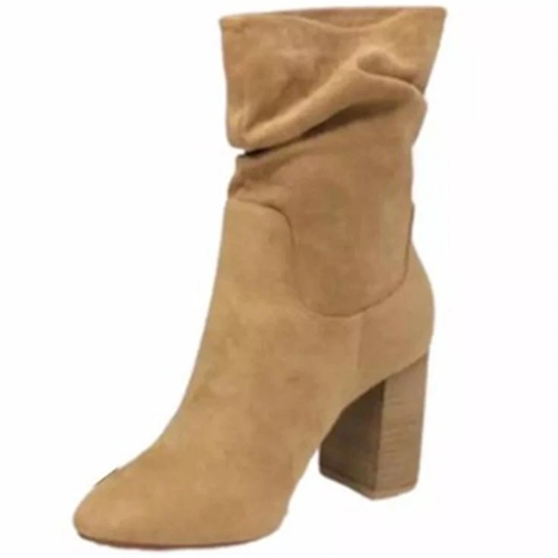 Dropshipping Custom Logo 2022 Autumn Womens Leopard Pattern Short Ankle Boots Square Heel Shoes Lady Fashion Footwear