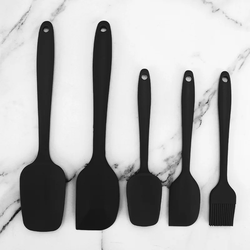 Silicone Cooking tools Non-Stick & Heat Resistant for Cooking Silicone Spatula Set Silicone Kitchenware Utensil Set