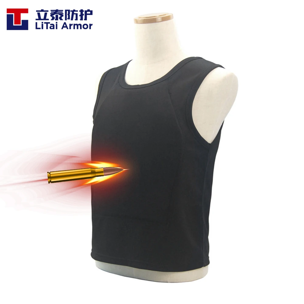 Us Standard Nij Iiia Ballistic T-shirt Safety Protection Light concealed bulletproof vests