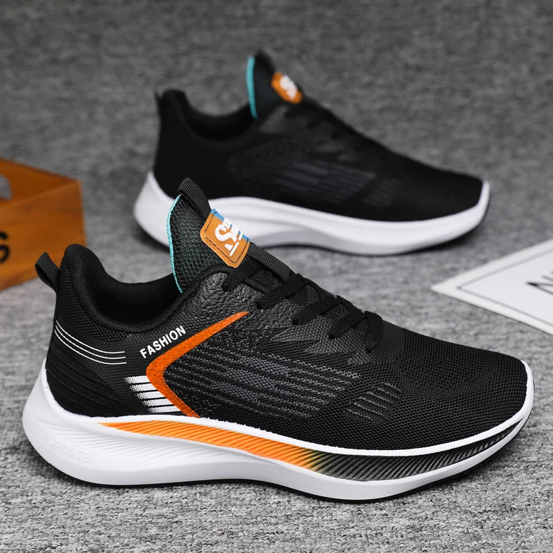 2023 comfort men sneakers breathable mesh sport shoes for male