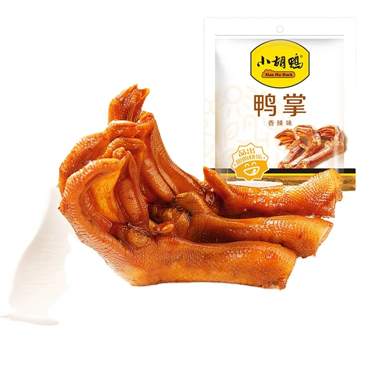 Food Factory Supplier 118g Duck Palm Snack Spicy Taste Chinese Local Specialty for Leisure