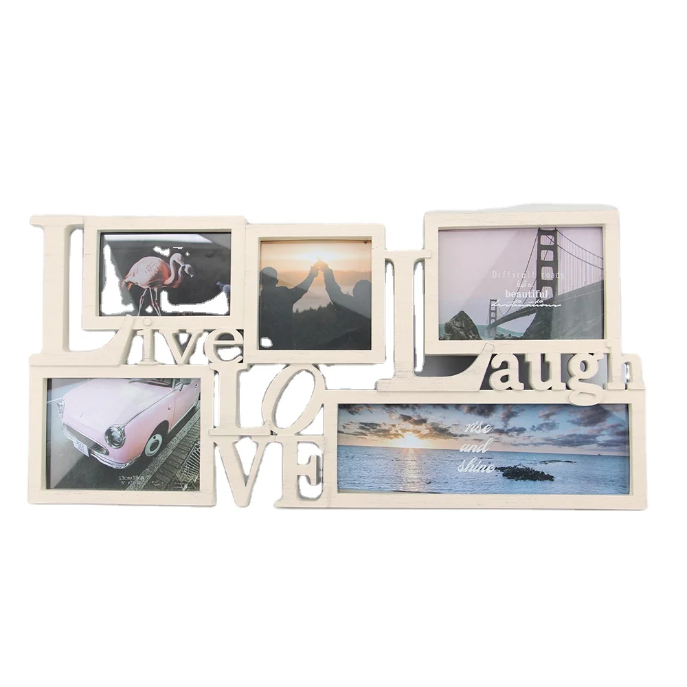 Family Multi Hanging picture frames design collage photo frame for wall
