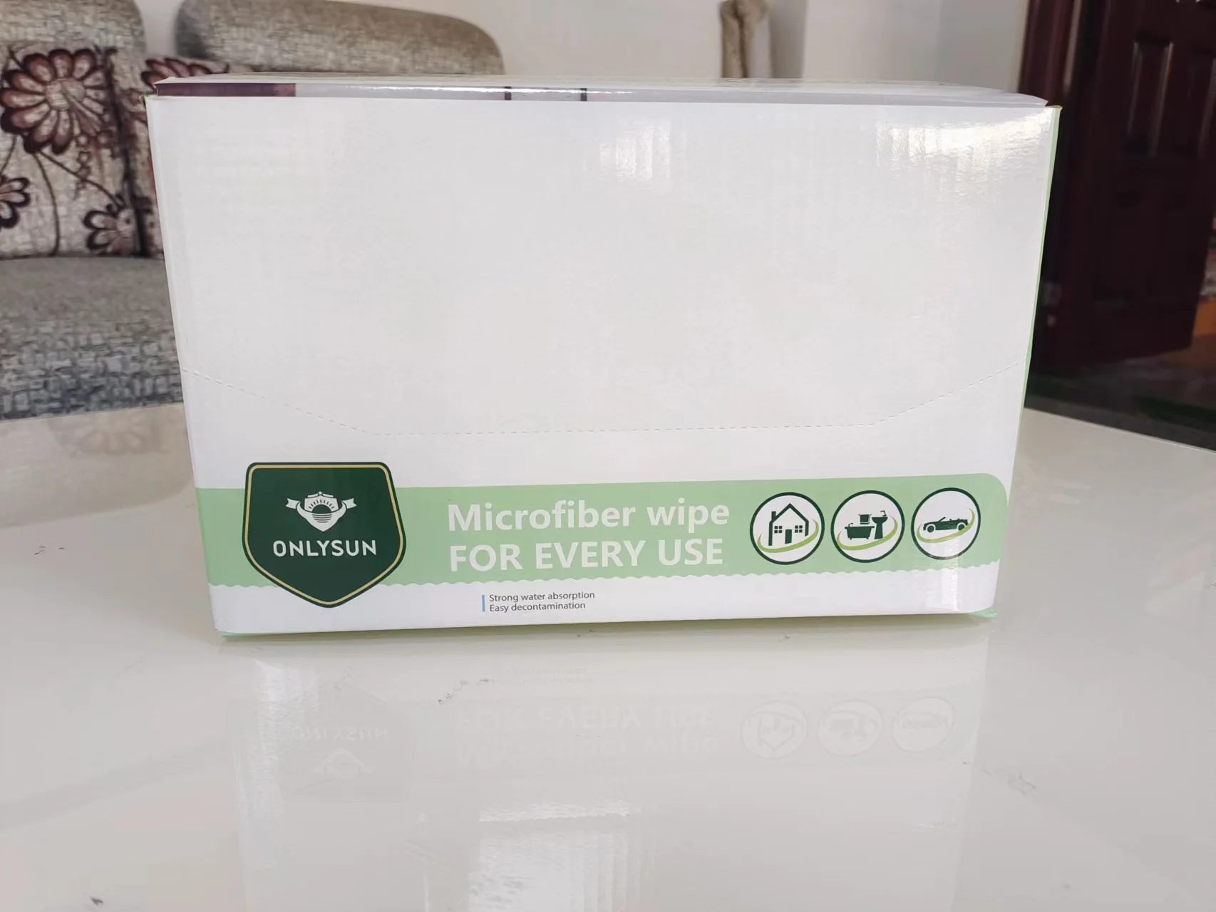Eco-friendly Products Paper Box Packing Microfiber Cloth