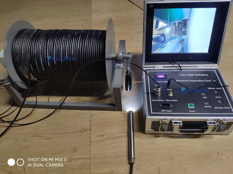 12' TV HD Camera Waterproof Borehole Inspection Camera