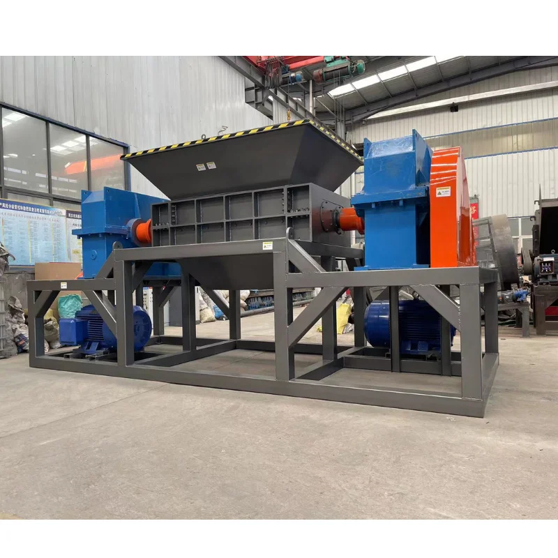 Waste Garbage Shredder Machine for Car Truck Tire Wheel Rubber Metal