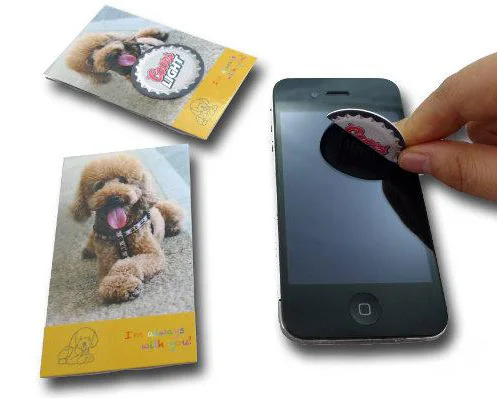 Most Popular Mini Self Adhesive Mobile Cell Phone Sticky Screen Cleaner for iPhone