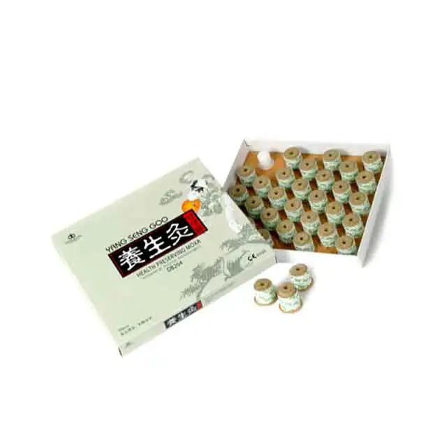 Chinese high quality solid herbal moxibustion box mini moxa herbal sticks made in Korea Bulk order available