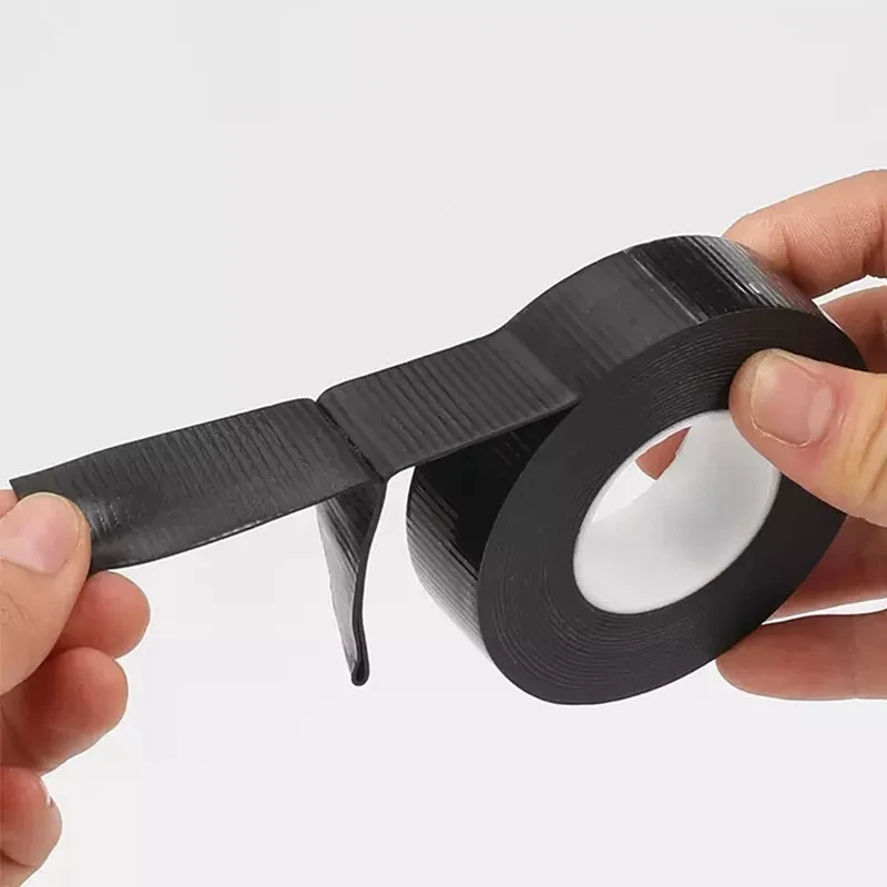 Black Seal Uv Resistance Self Fusing Rubber Electrical Splicing Tape 130c For Wires And Cables