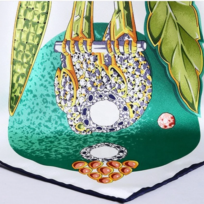 Customized Autumn Long Satin Fabric Matte Satin Shawl Wrap Colorful 100% Twill Silk Scarf