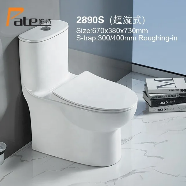 Австралийский керамический цельный напольный кронштейн P trap wc небольшой водяной знак для ванной комнаты современный туалет без оправы