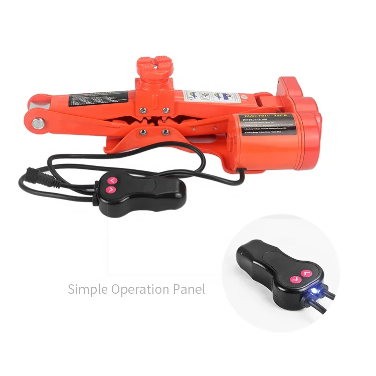 Hangzhou Vcan Горячая распродажа! 12 В постоянного тока 2000 кг Электрический автомобильный домкрат с ударным ключом