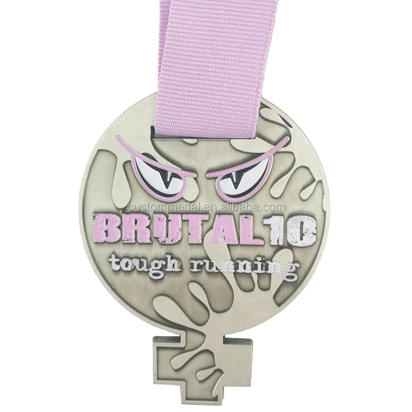 Индивидуальные спортивные медали и награды для бега гонок литье под давлением мягкая эмаль или твердая металлическая медаль