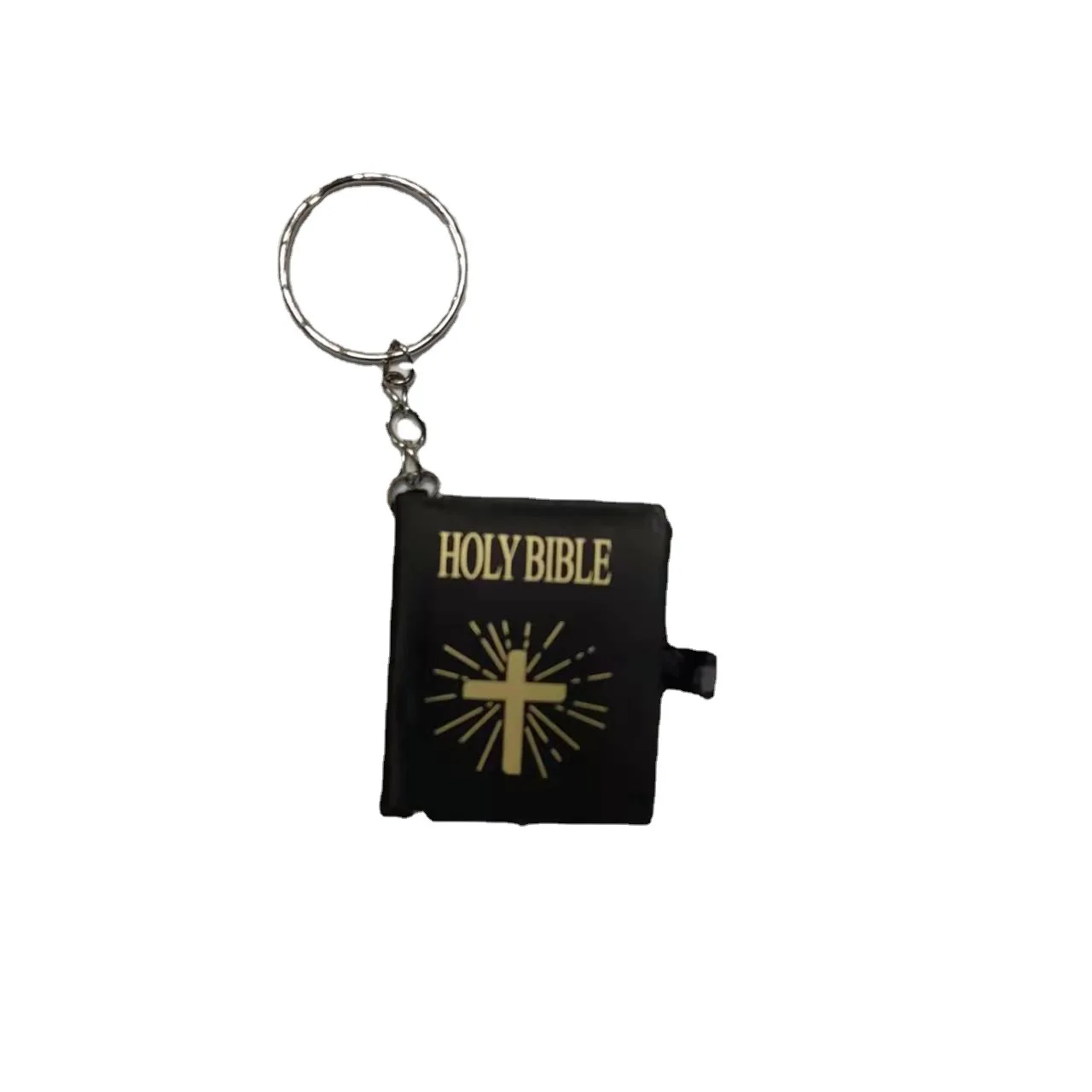 Hot Sale Catholic Gold Stamping High Quality Bible Paper Book Printing Holy Bible Keychain For Prayer