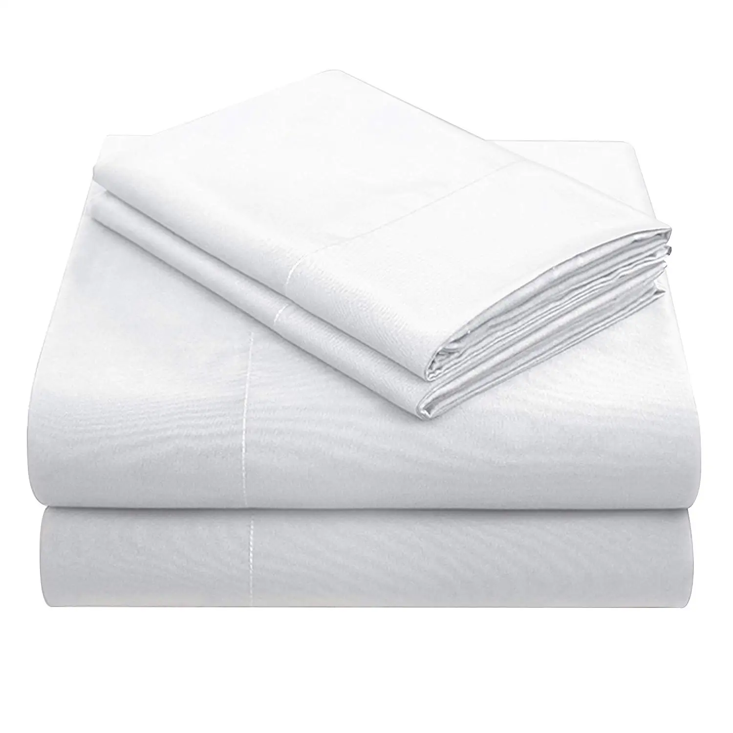 High Thread Count Fabric King Size Custom Made Egyptian Cotton Sheets China Market Weighted Hotel Bed Wholesale