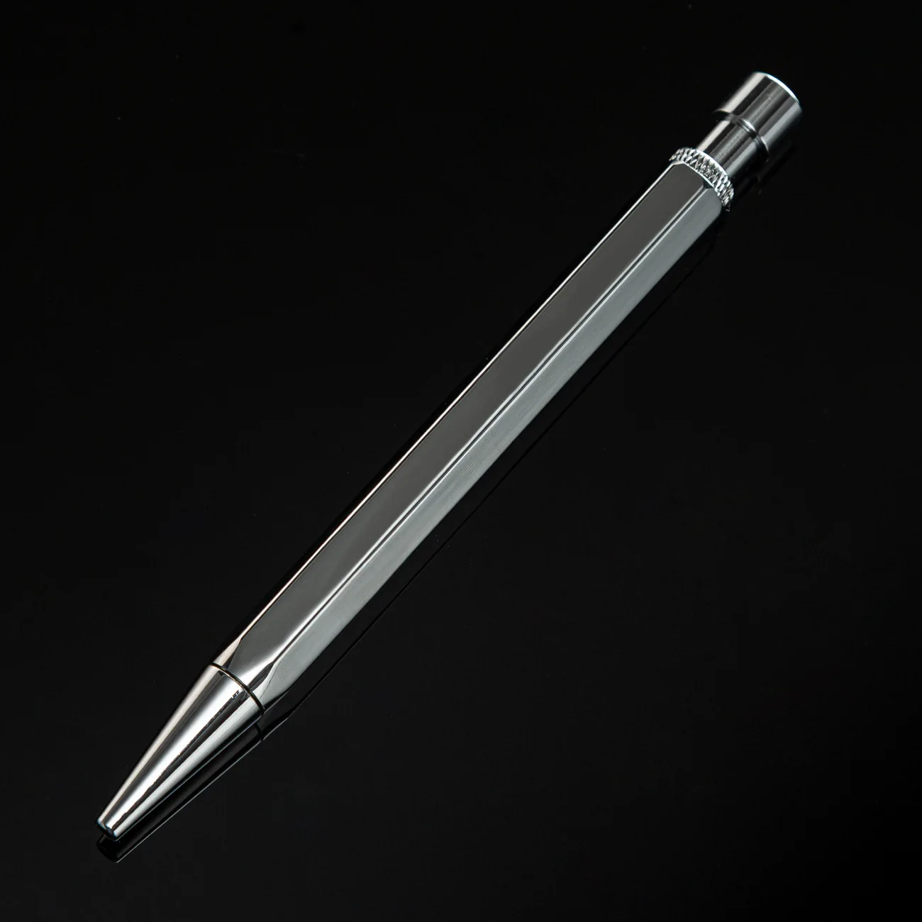 Luxury Brass Retractable Click Hexagonal Ballpoint Pen Office School Writing Stationery Six-edge Premium Goal Digger Pen