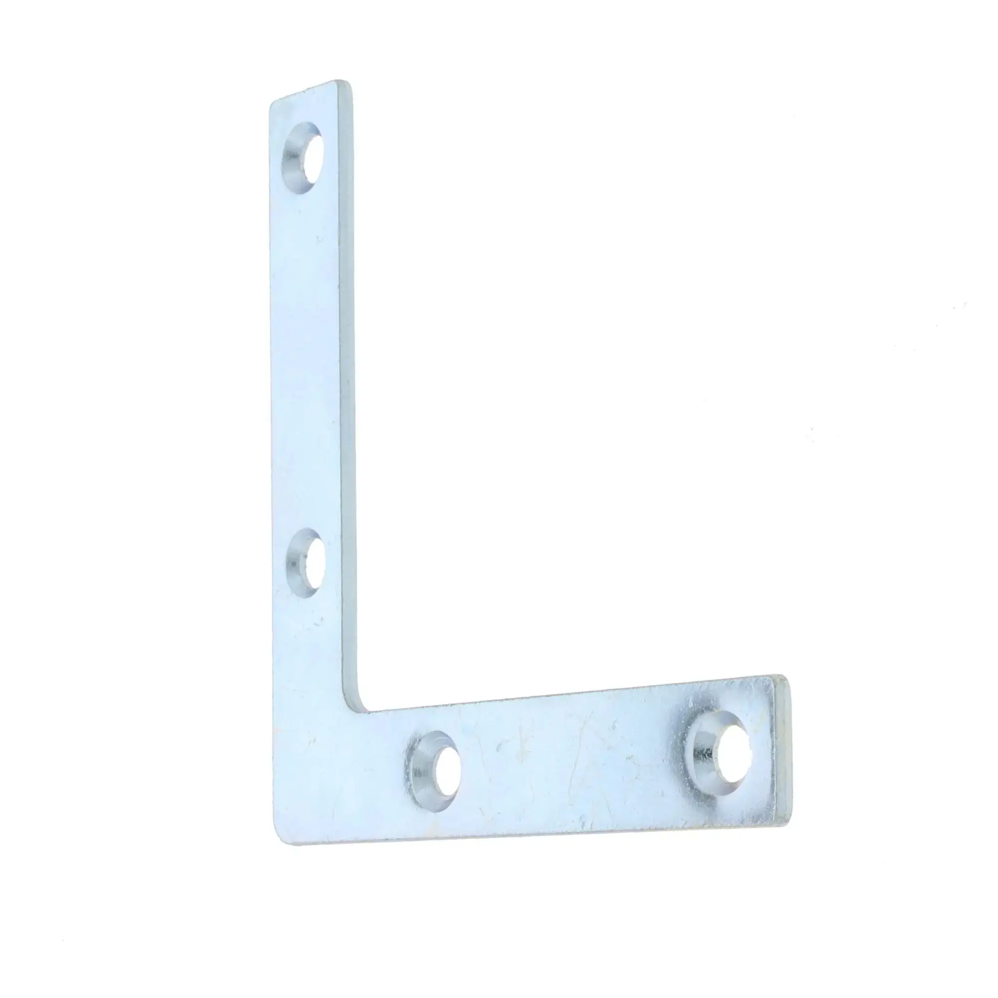 4 Pack Steel Flat Corner Brace Right Angle Bracket for Wood Frame Corners