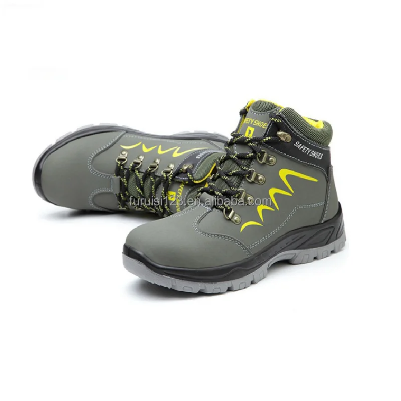 Custom water resistant Steel toe work shoes hiking men microfiber anti slip anti puncture sport sneaker work safety shoes