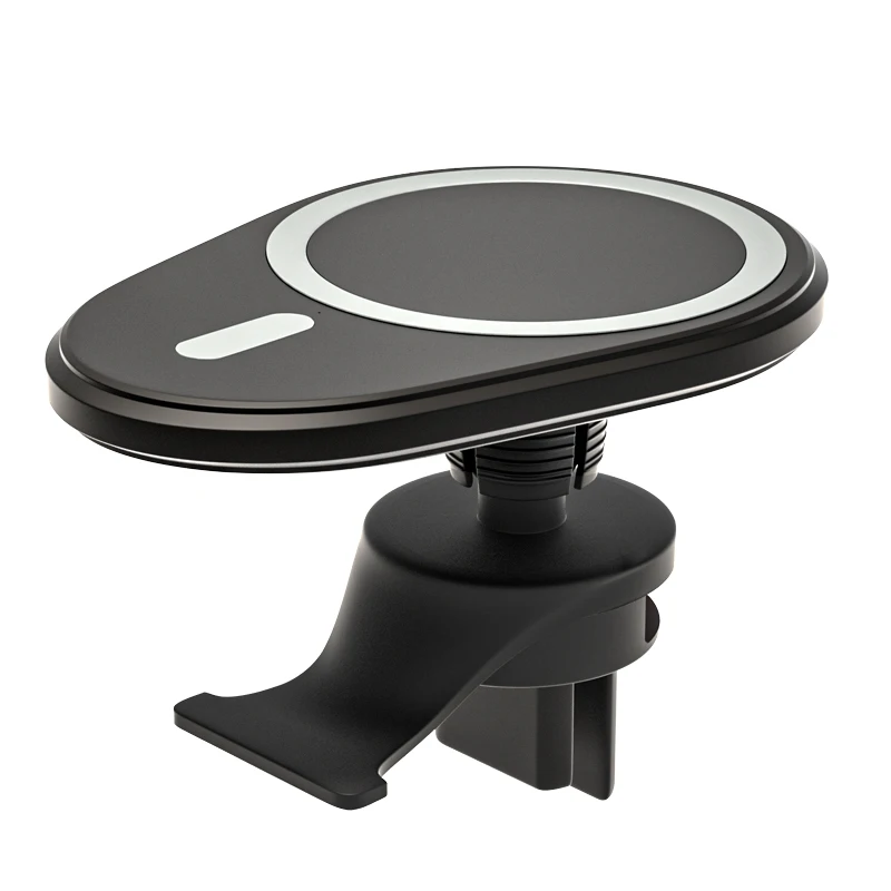 Strong magnets auto adsorption15W wireless magsafing charger car mount fast charger for iphone13