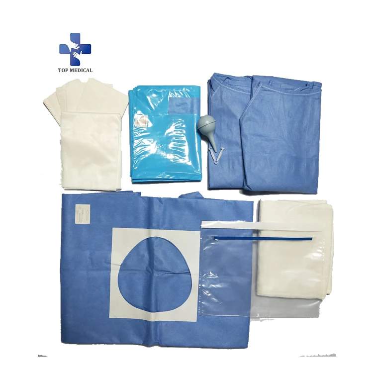 
Best Selling Sterile Disposable Obstetrics kit C-section Surgical Pack 