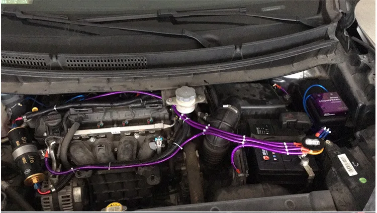 Для 12 В автомобильный стабилизатор фиолетового напряжения Mega-RAIZIN модифицированный стабилизатор напряжения для укрепления заземления