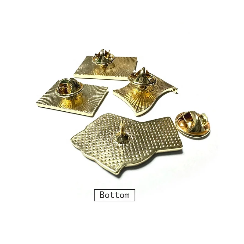 Spot badges Palestinian flag metal pin, metal pin fastening the Freedom Badge can map custom-made badges