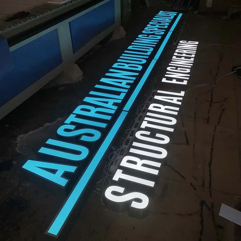 high brightness acrylic led channel letters 3d frontlit led letter sign outside signage outdoor 3d shop sign channel letter sign