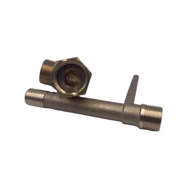 Brass Quick Coupling Lawn Irrigation Water Intake Valve Metal Construction