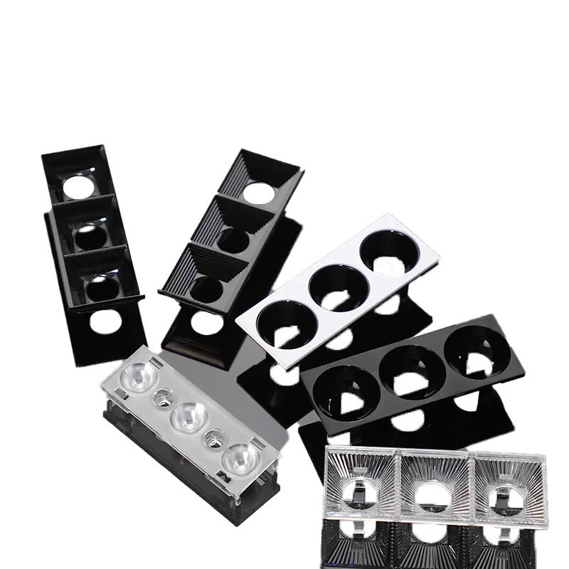 69mm 72mm 124mm 12 15 24 10*65 Degree Linear Lens 11X3 Led Linear Light Lens Optical Pc Lamp Parts Oem Pc Pmma Linear Lens
