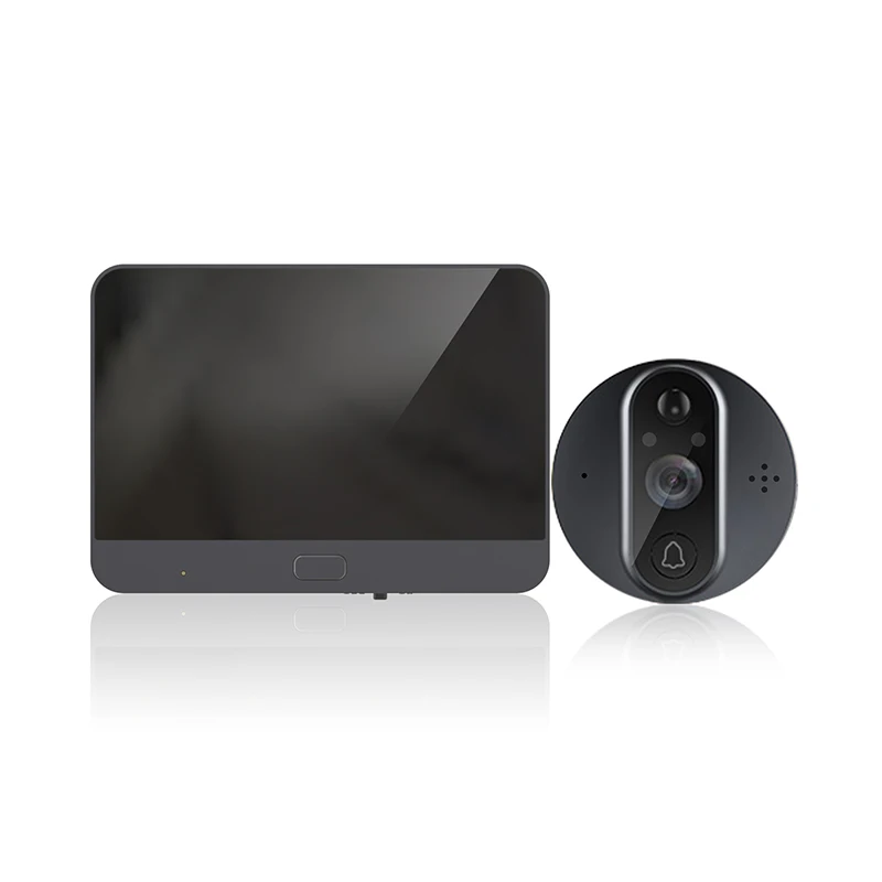 Wifi Peephole Video Door Viewer digital 1080P smart viewing eye Support Tuyasmart APP