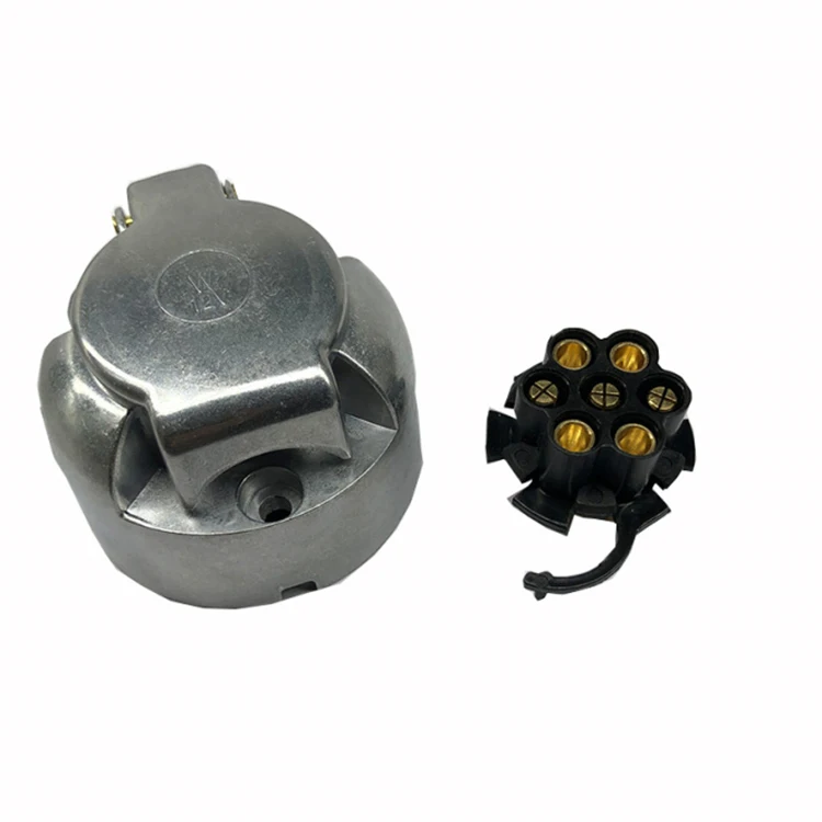 trailer tow parts 7 Pin aluminium Socket for trailer