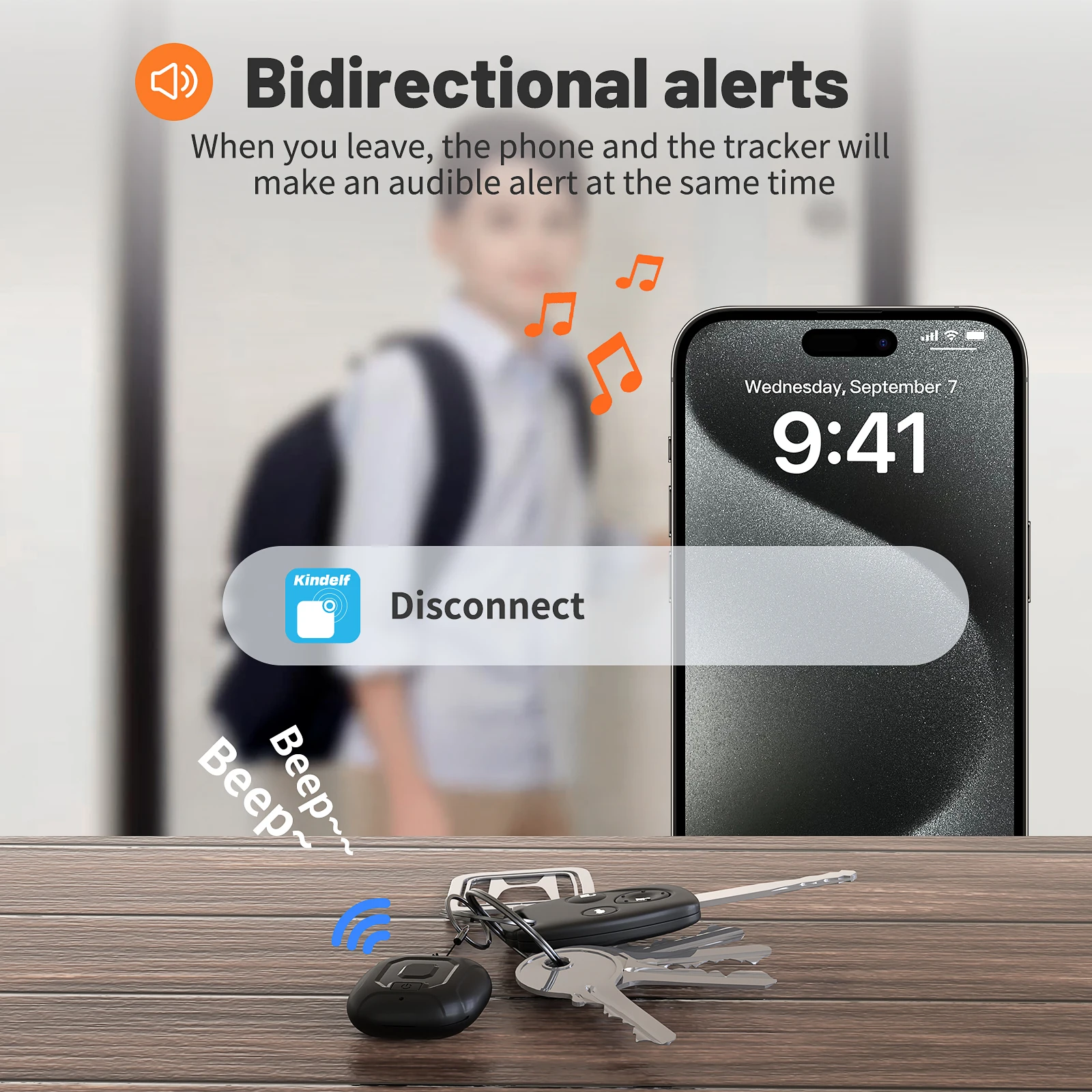 Portable Mini Smart Finder Tag Blue Tooth Tracker Tem Anti-Lost Alarm Locator with Selfie and Recording Function