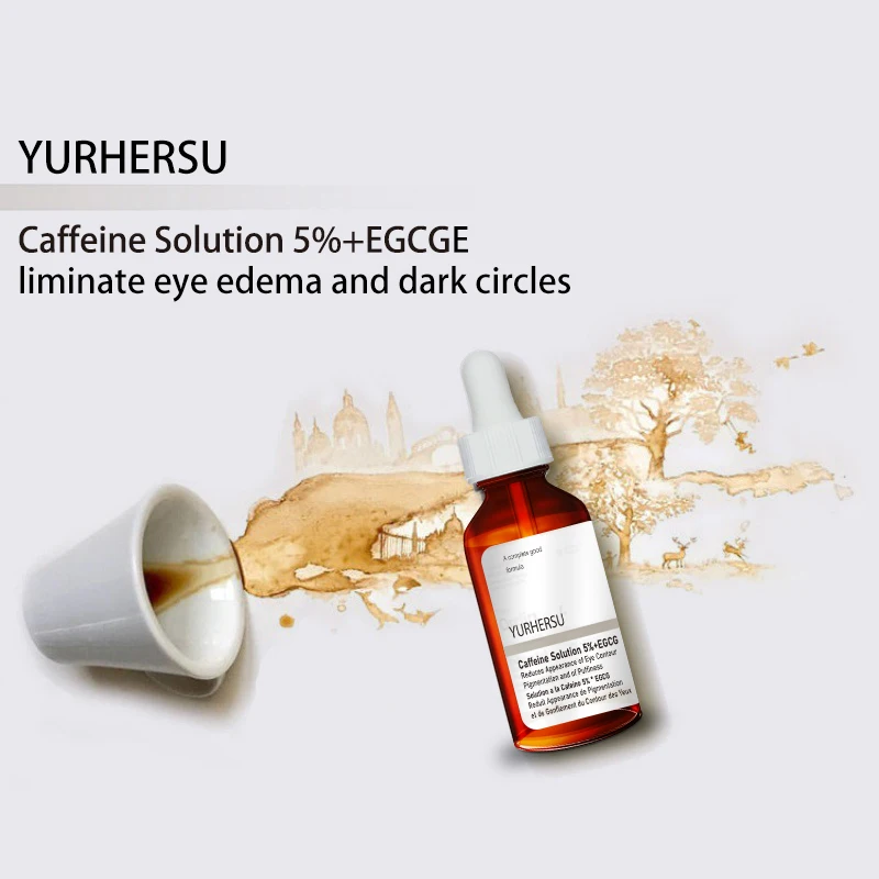 Wholesale Skin Care Niacinamide Zinc Hyaluronic Acid B5 Retinol Facial Serum Caffeine Eye Serum