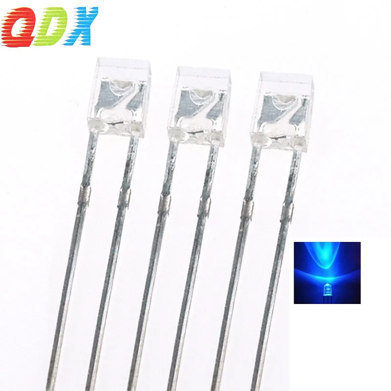 China Factory promotion 2*3*4mm SquareLED white hair blue light-emitting diode 234mm blue Led Dip In Diode1000pcs/bag led module