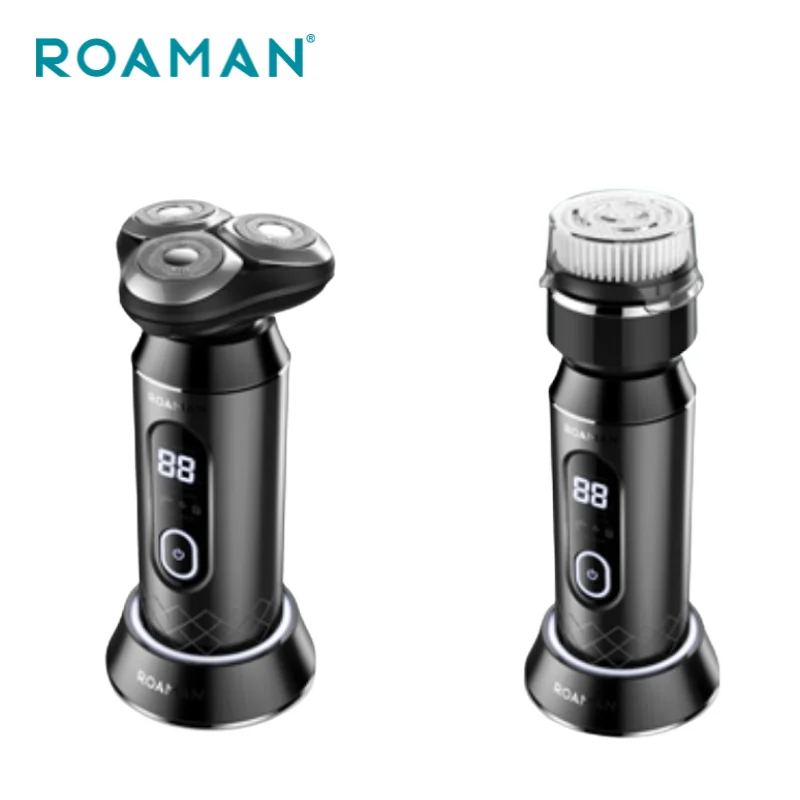 IPX7 Washable 4 In 1 Cordless Rechargeable Nose Hair Removal Three Blade Shaver Barber Razor