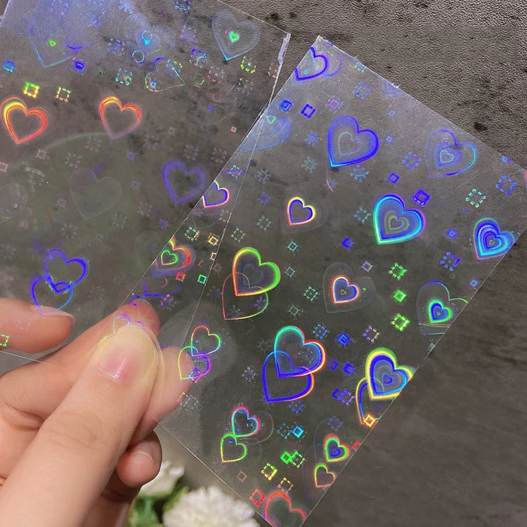 Aurora Laser Nail Sticker Nail Art Decoration Decal Manicure Nail Stickers & Decals