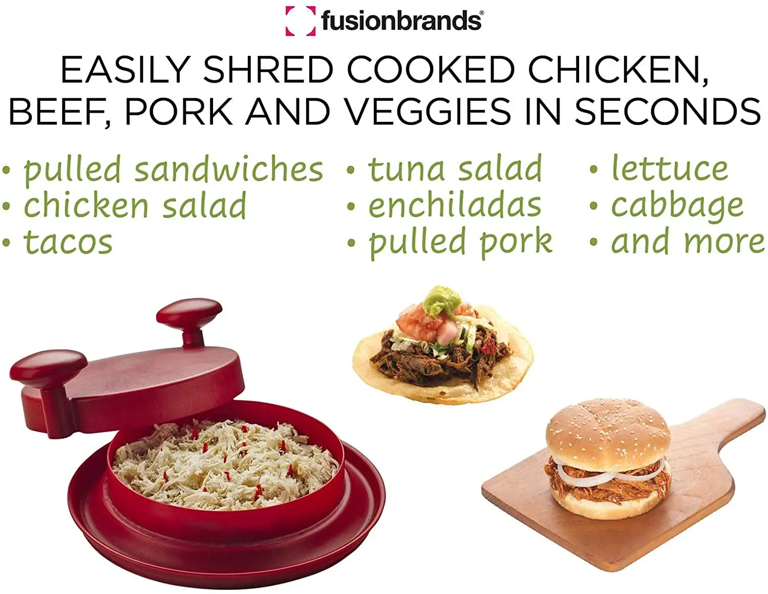Tiktok Slicer-Manual Pet Meat Shredder Meat Food Grinder Turkey Chicken Beef Mincer BBQ Shredder Kitchen Tools