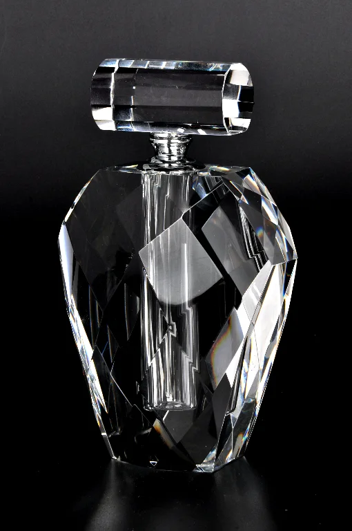 Modern luxury design custom perfume bottles 100 ml transparent empty rectangular perfume bottle