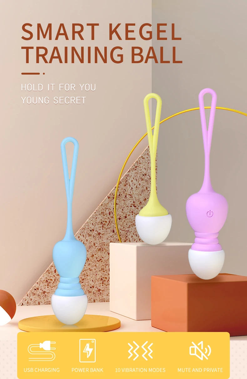 Cupidlover Женская реабилитация многоцветный умный силиконовый шарик Кегеля набор вагинальный пульт дистанционного управления