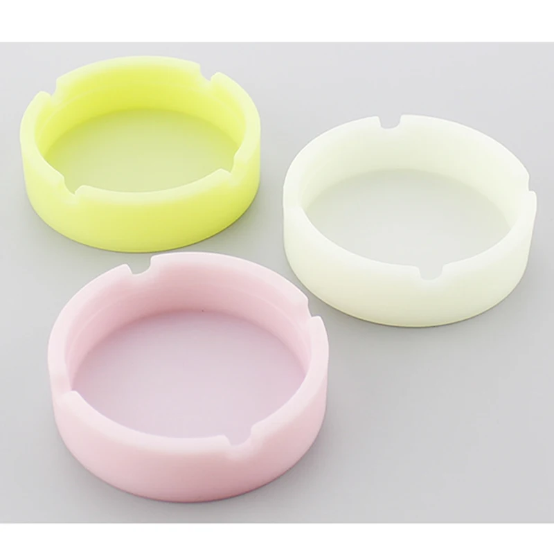  Silicone non-slip fashion ashtray high temperature drop resistance smoking