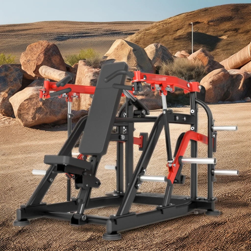 Commercial gym machines fitness equipment Plate loaded  Professional Shoulder press with dual handle for gym center use