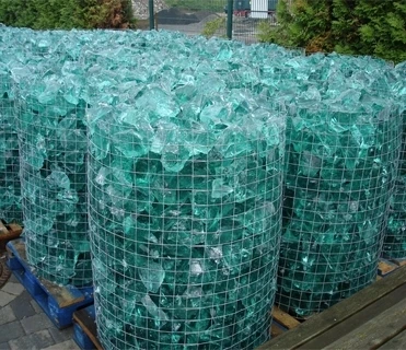 Wholesale Crushed Landscaping Green Garden Glass Decorative Glass Rocks