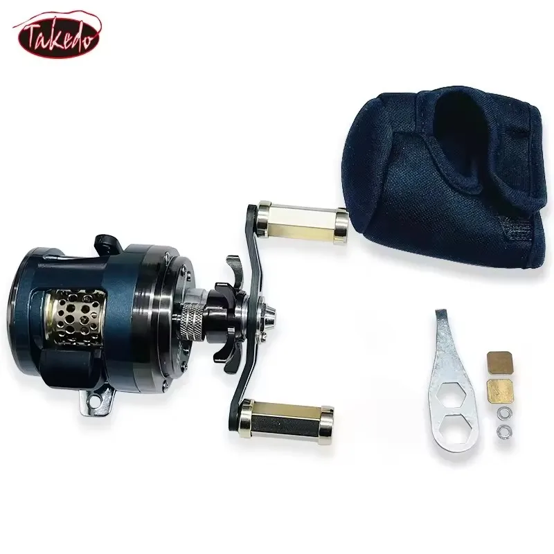 TAKEDO ST07 Baitcasting Fishing Reel 11+1B 6.2:1 Super Light Slip Bait Wheel Brake Reels  Rocker For Fishing
